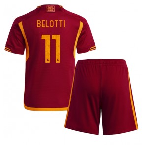 AS Roma Andrea Belotti #11 Replica Home Stadium Kit for Kids 2023-24 Short Sleeve (+ pants)